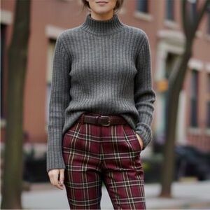Zara Tan Ribbed Knit Sweater